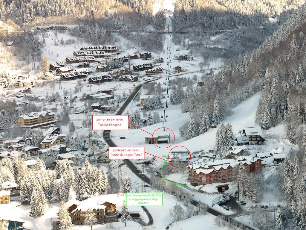 Residence Adamello Resort Ponte Di Legno Luaran gambar